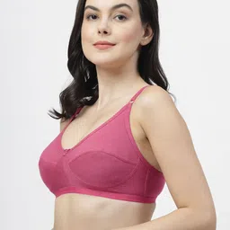 SHYAM SONS FLAIR Pack of 2 Wireless Non Padded Full Coverage Bra image 4