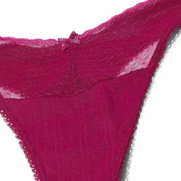 Victoria's Secret Self Design Low-Rise Thongs Brief image 3