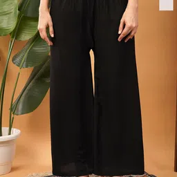 LEGITLOOKS Women 2 Flared Palazzos-picture-30