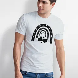 Seekbuylove Men Printed Bio Finish Regular Fit T-shirt image 3