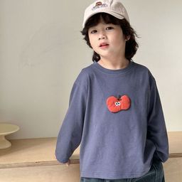 LULU & SKY Girls Printed High Neck Drop-Shoulder Sleeves Applique T-shirt-picture-22