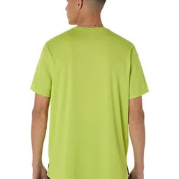 ASICS Mens Neon Lime Silver Ss T Shirt image 2