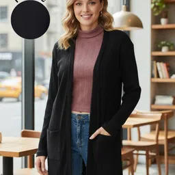 Rigo Women Longline Indigo Shrug-picture-32