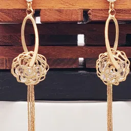 ZIVOM Contemporary Drop Earrings-image-36