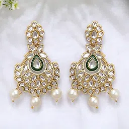 Joy of Jewels Silver-Plated Alloy American Diamond Necklace & Earrings image 3