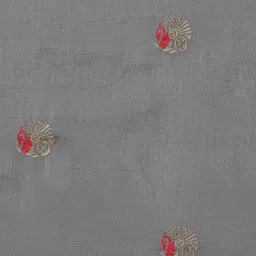 RAJGRANTH Ethnic Motifs Embroidered Pure Georgette Saree image 2