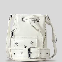 CORSICA Women Solid Crossbody Buckle Detail Sling Bag-image-5