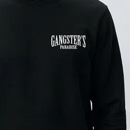 BENNY BROOKS Men Printed Round Neck Pullover Sweatshirt image 2