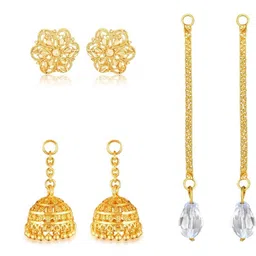 VIVASTRI Women Gold-Plated Alloy Earrings-picture-21