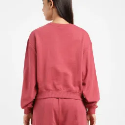 levi's Women's Graphic Print Round Neck Sweatshirt image 3