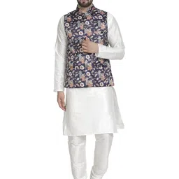 B BEN Men White Kurta Sets-picture-20