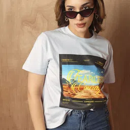The Roadster Lifestyle Co Printed Cotton T-Shirt-image-8