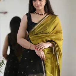 KALINI Woven Design Zari Banarasi Saree image 3