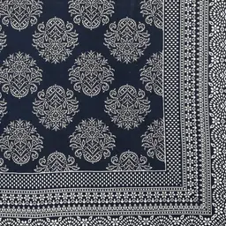 INDHOME LIFE Grey & White Ethnic Printed 186 TC Cotton Queen Bedsheet Set 2.08 m x 2.28 m image 5