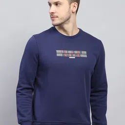 Monte Carlo Men Printed Round Neck Cotton Sweatshirt-picture-33