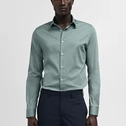 MANGO MAN Super Slim Fit Poplin Formal Shirt-picture-26