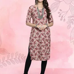 Ethnic basket Women Pack Of 2 Multicoloured Crepe Kurtas image 4