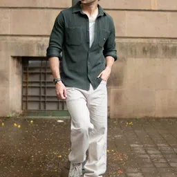 Powerlook Men Casual Shirt image 2