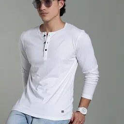 ODCC Henley Neck Long Sleeves Cotton Regular Fit T-shirt-picture-32