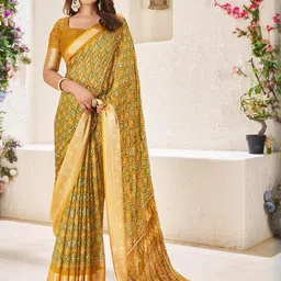 TASRIKA Gold Pure Chiffon Sarees-picture-11