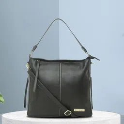 Mast & Harbour Structured Hobo Bag with Bow Detail-picture-33
