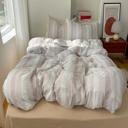 JC HOME Khaki Polycotton Double Extra Large Regular Bedding Set-picture-28