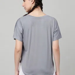 MKH Women Typography Printed Dri-FIT T-shirt image 2