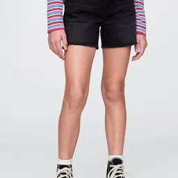 GAP Girls Lightly Washed Denim Shorts-picture-10