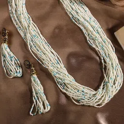 VENI 18KT Gold Plated Beaded Jewellery Set-picture-19