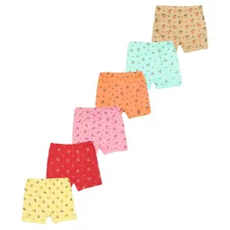 VIRUKSHAM Infant Boys Pack Of 6 Printed Cotton Mid-Rise Boy Shorts Briefs-picture-13