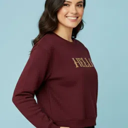 Wineberry Women Printed Sweatshirt image 2