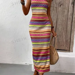 StyleCast Tribal Print Maxi Dress image 1