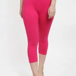 draxstar sports SBT-002 Women Pink Capri image 1