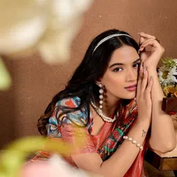 Aamish fashion Ethnic Motifs Silk Blend Handloom Mysore Silk Saree image 5