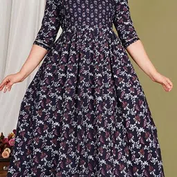 Moda Rapido Floral Print Fit & Flare Maxi Dress image 3