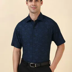 Allen Solly Sport Floral Printed Spread Collar Cotton Formal Shirt-image-41