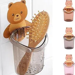 webdealz Plastic Storage Basket for Toothpaste, Comb, Brush, Cream, Lotion Kids Bathroom x2.299 Storage Basket image 3