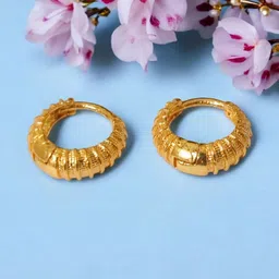 SHREE KRISHNA SHOPPING Unisex Gold-Plated Brass Earrings-picture-30