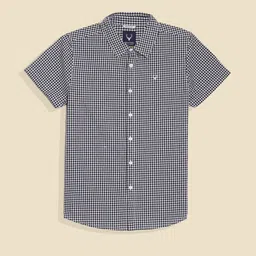 Allen Solly Junior Boys Gingham Checks Checked Casual Shirt-picture-11