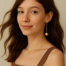 Elnorah Stainless Steel Gold-Plated Earrings image 4