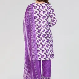 Moda Rapido Printed Unstitched Dress Material image 2