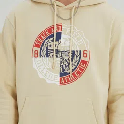 glitchez Typography Printed Hooded Sweatshirt image 3