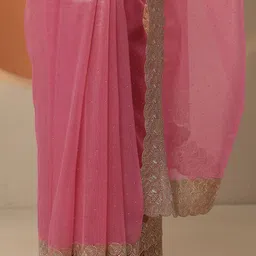 Libas Embellished Embroidered Designer Saree image 4