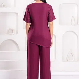 SIDDHANAM Round Neck Top With Trousers Co-Ords image 3