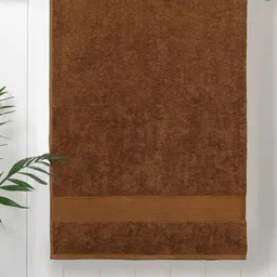 MYTRIDENT Urban Comfort Brown Cotton 450 GSM Bath Towel-image-59