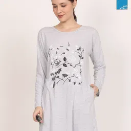 DDASPRATION Women Pack of 2 Floral Printed Round Neck Cotton Oversized T-shirt-picture-25