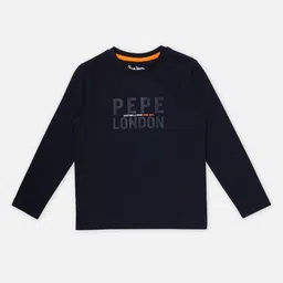 Pepe Jeans Boys Typography Printed Round Neck Pure Cotton T-shirt-picture-17