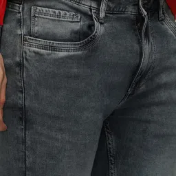 Crocodile Men Slim Fit Heavy Fade Stretchable Jeans image 5