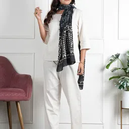 Style Shoes Printed Pure Cotton Stole image 5