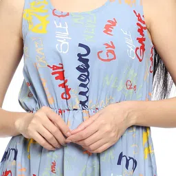 ROARERS Print Crepe Fit & Flare Maxi Dress image 4